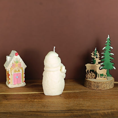 Bougie - Bonhomme de neige