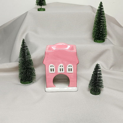 Brûleur décoratif - Boulangerie rose de Noël