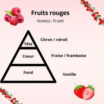 Bougie - Fruits rouges