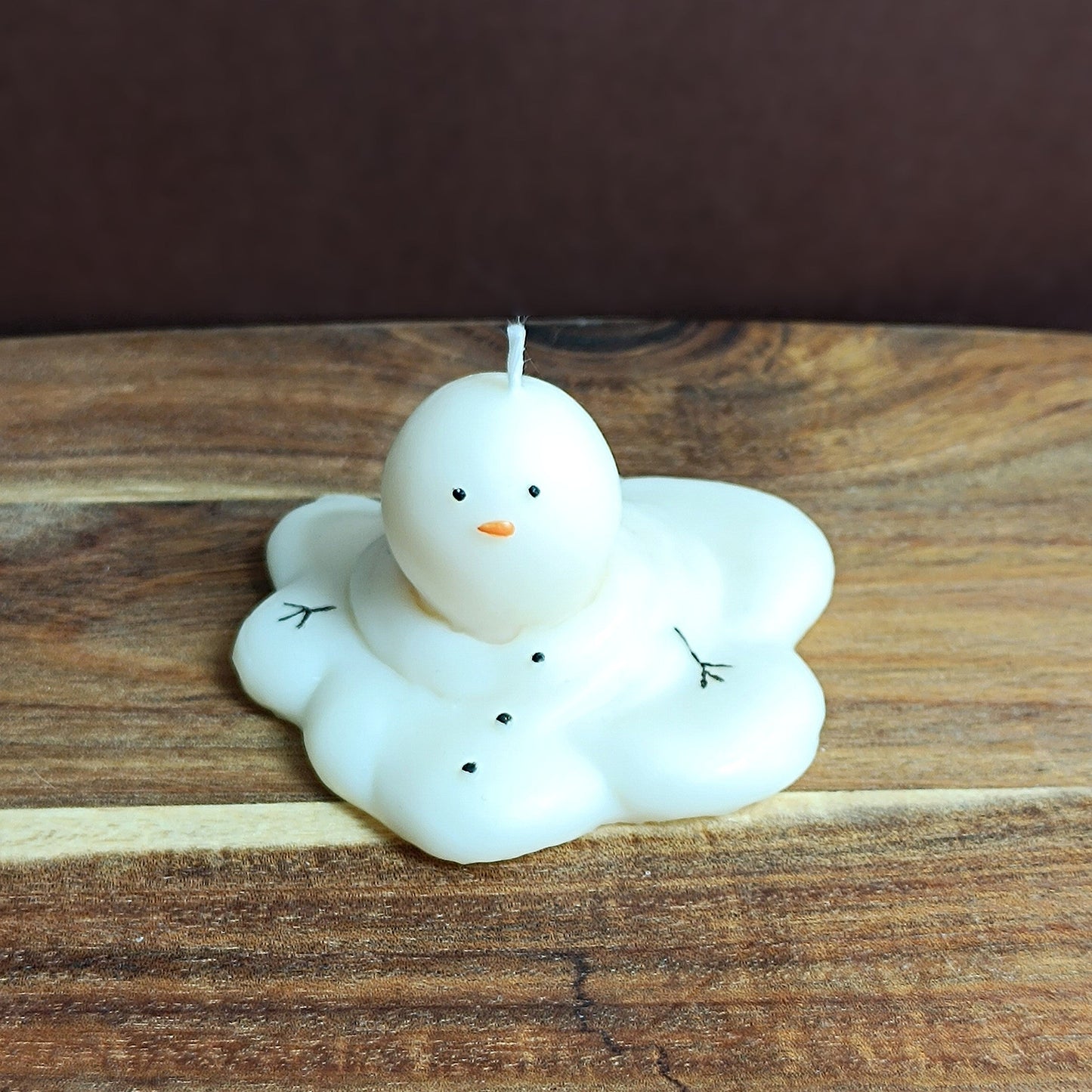Petit bonhomme de neige qui fond