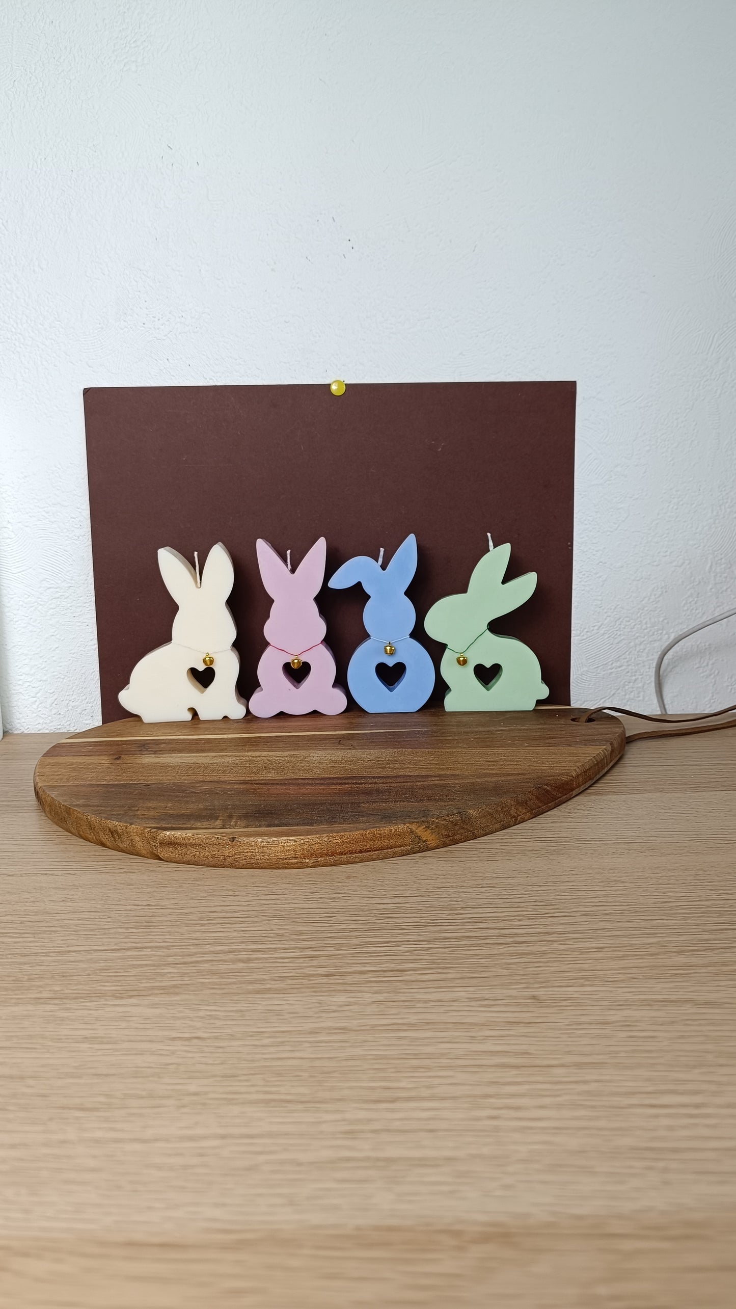 Bougie - Lapin avec clochette