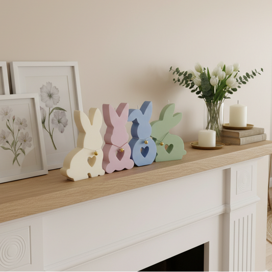 Bougie - Lapin avec clochette